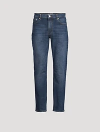 Modern Straight Stretch Cotton Jeans