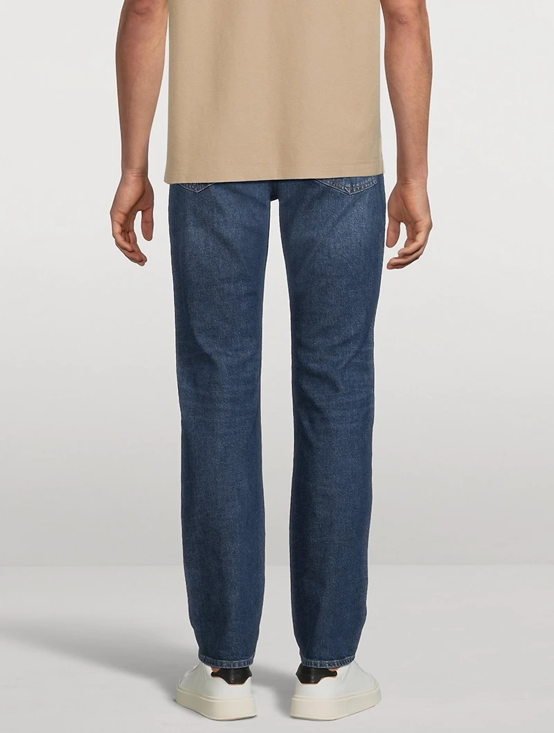 Modern Straight Stretch Cotton Jeans