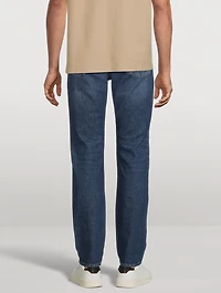 Modern Straight Stretch Cotton Jeans