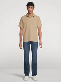 Modern Straight Stretch Cotton Jeans