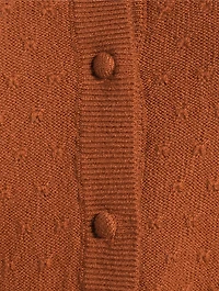 The Cashmere Pointelle Cardigan