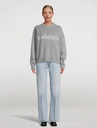 FRAME x Sotheby's Vertical Straight-Leg Jeans