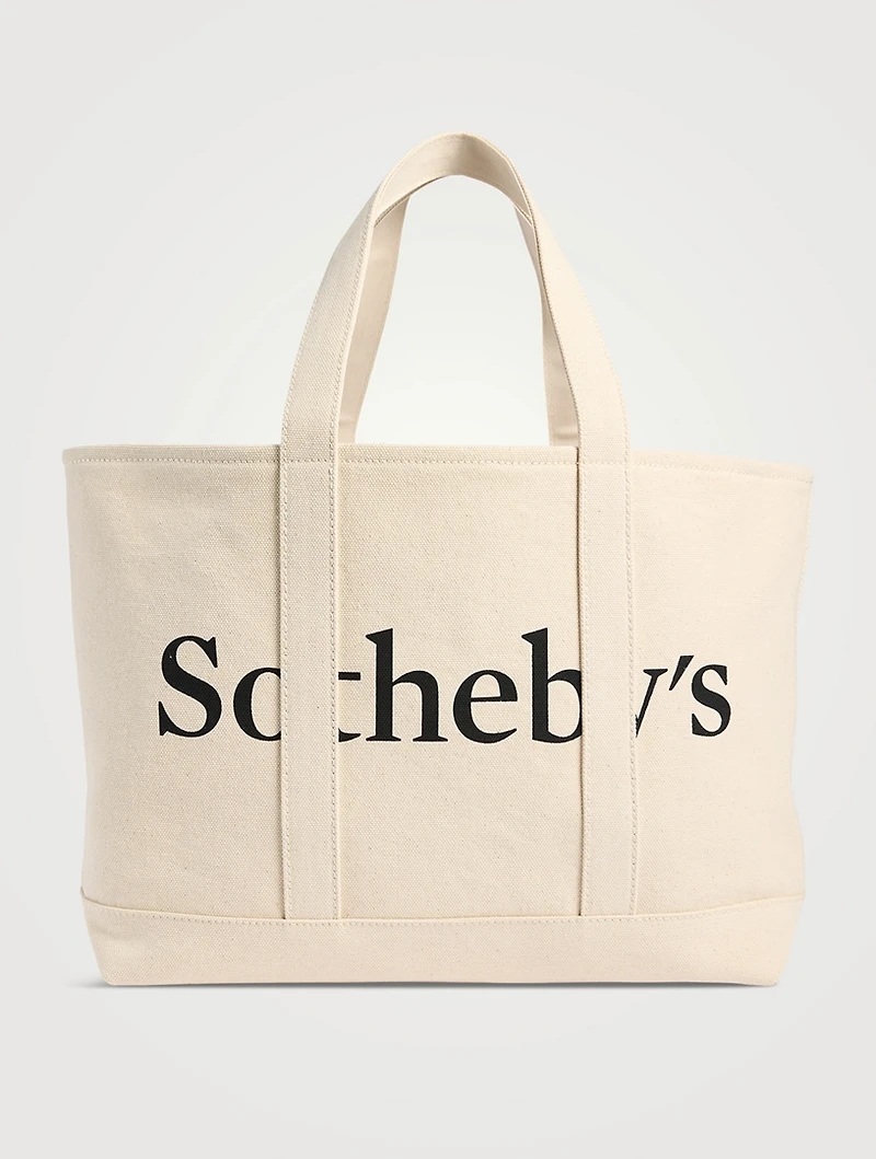 FRAME x Sotheby's Canvas Tote Bag