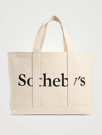 FRAME x Sotheby's Canvas Tote Bag