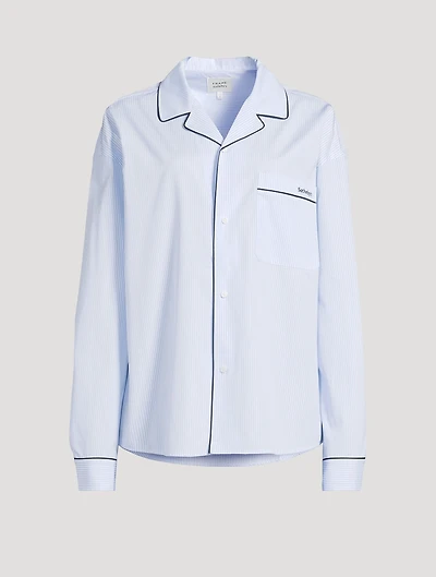 FRAME x Sotheby's Pajama Shirt