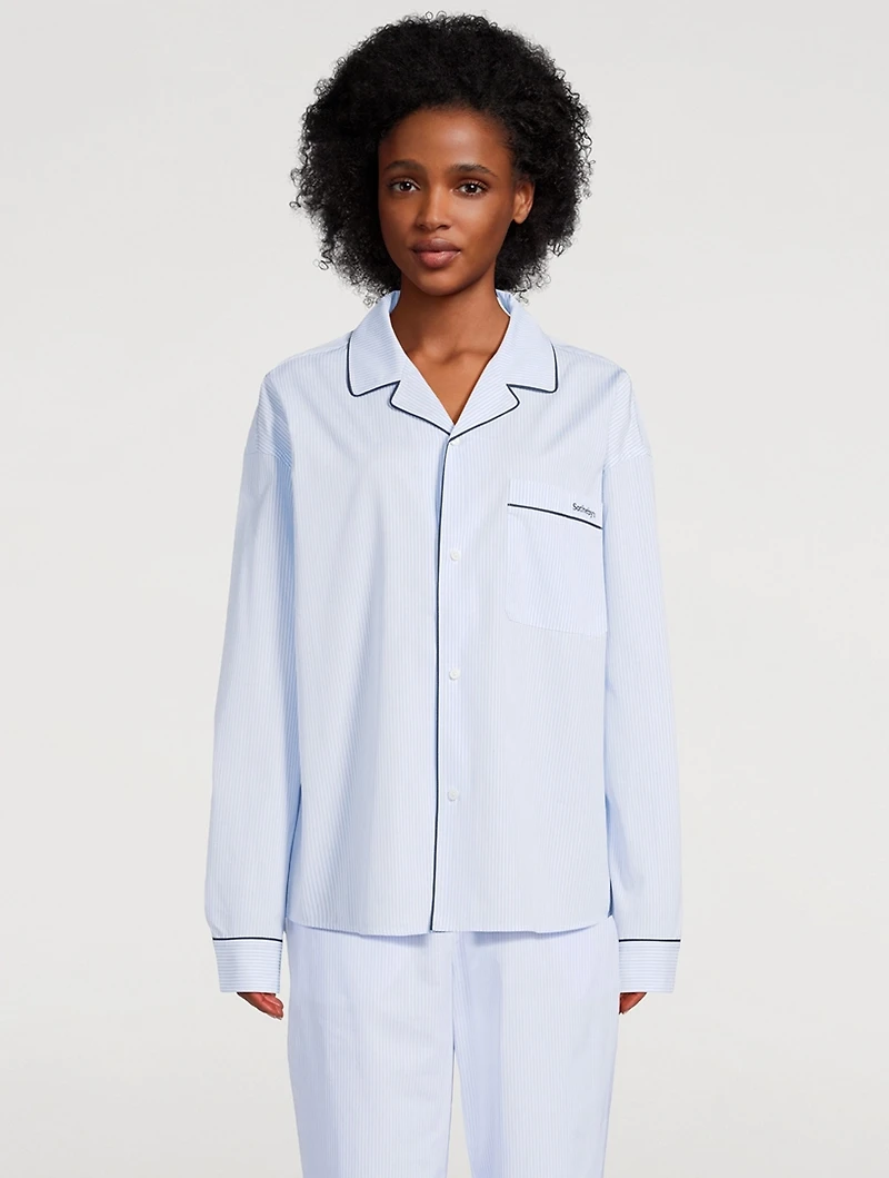 FRAME x Sotheby's Pajama Shirt