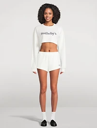 FRAME x Sotheby's Cropped Sweatshirt