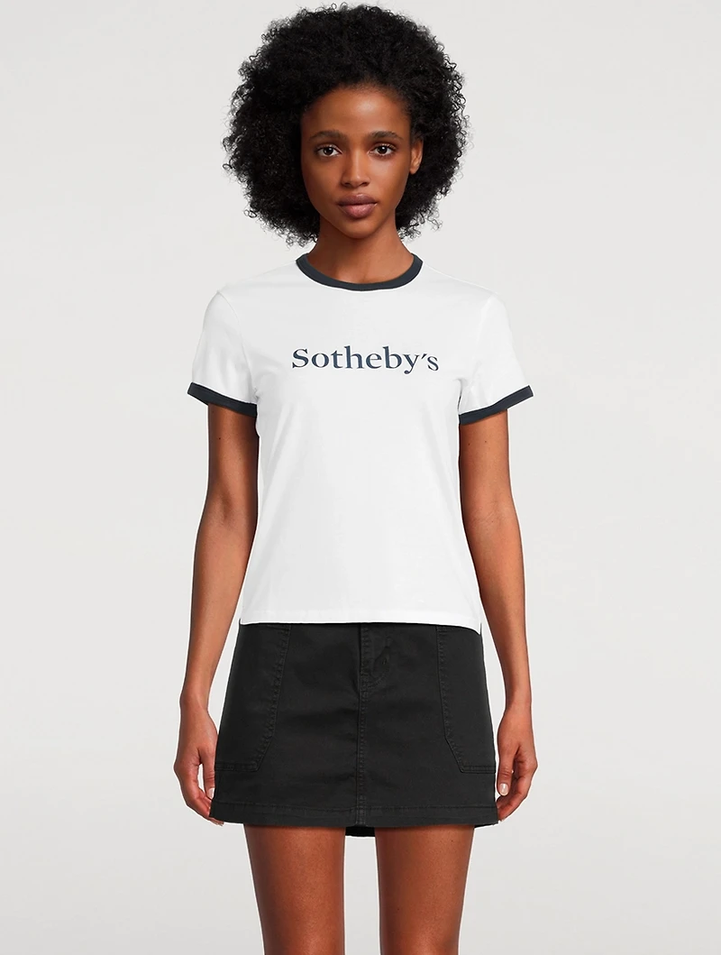 FRAME x Sotheby's Baby Ringer T-Shirt