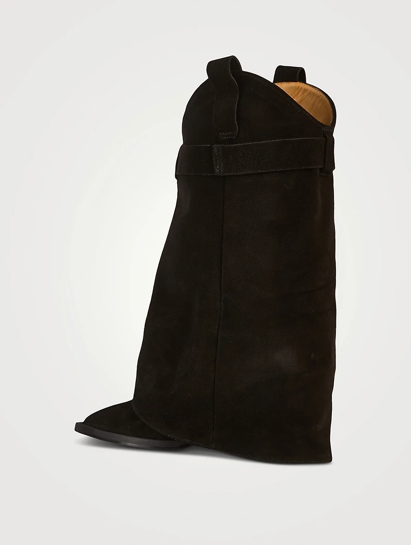 Folk Suede Western Boots