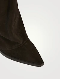 Folk Suede Western Boots