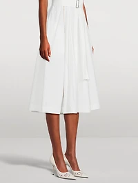Love Embroidered Leather Pumps