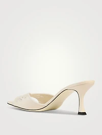 Skye Embroidered Leather Mules
