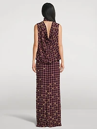 Debo Embellished Blouson Maxi Dress