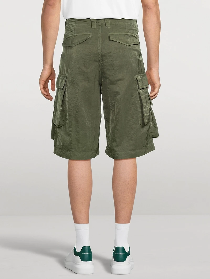 Sateen Cargo Shorts