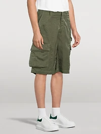 Sateen Cargo Shorts