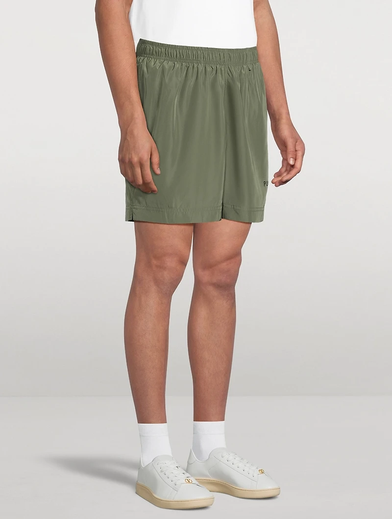 Lined Logo Shorts