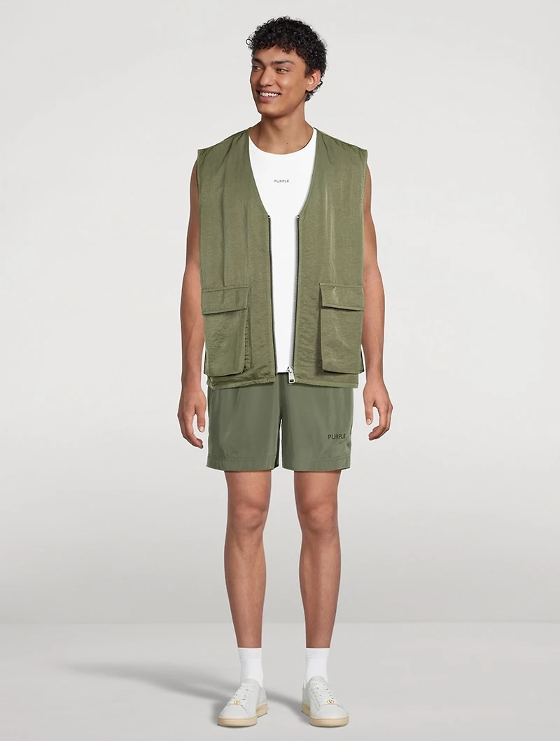 Lined Logo Shorts