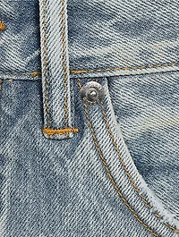 P059 Distressed Patch Shorts