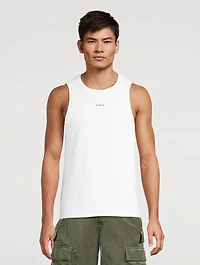 Logo Ribbed Tank Top