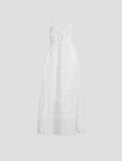 Terria Embroidered Lace Maxi Dress