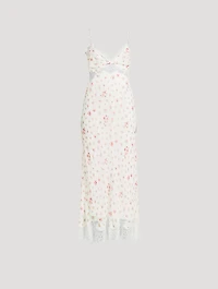 Bristelle Floral Midi Slip Dress