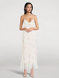 Bristelle Floral Midi Slip Dress