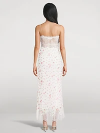 Bristelle Floral Midi Slip Dress