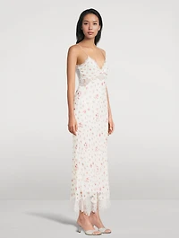 Bristelle Floral Midi Slip Dress