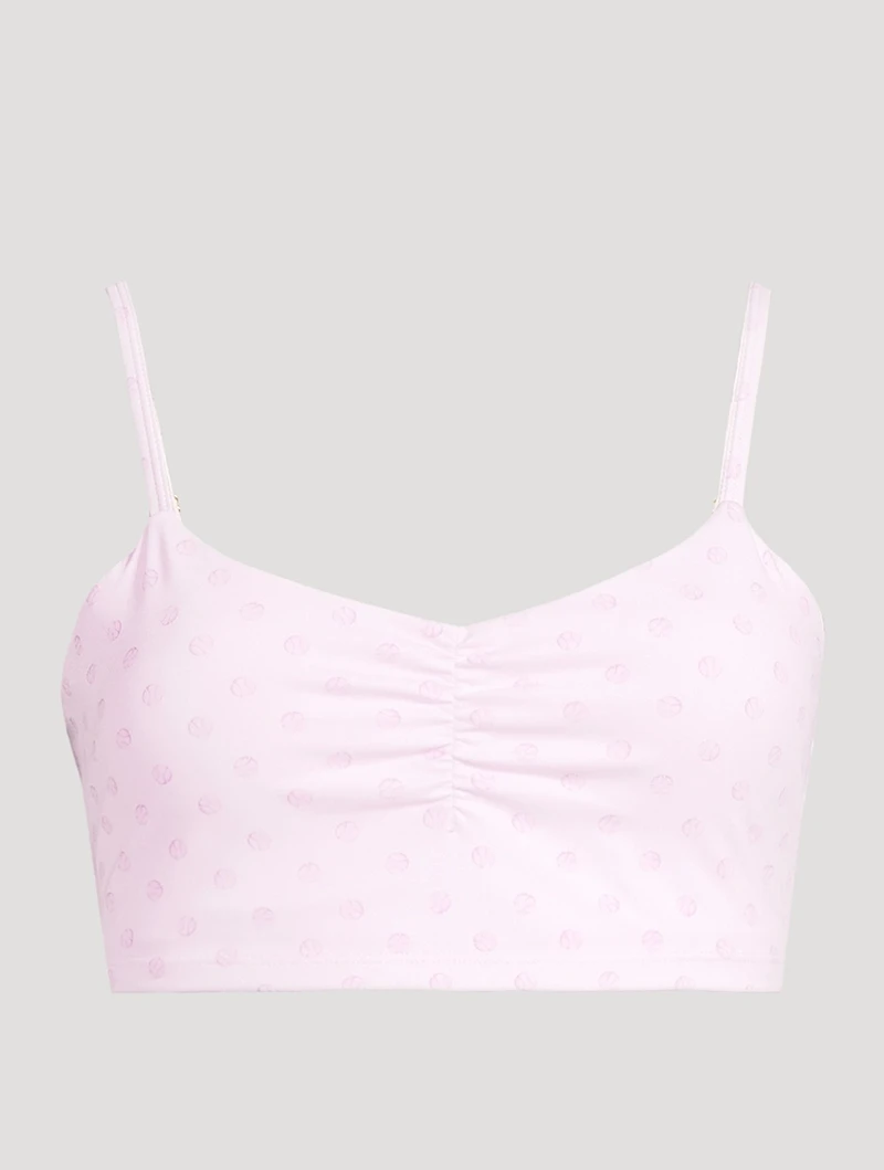 Lenna Sports Bra Tennis Ball Print