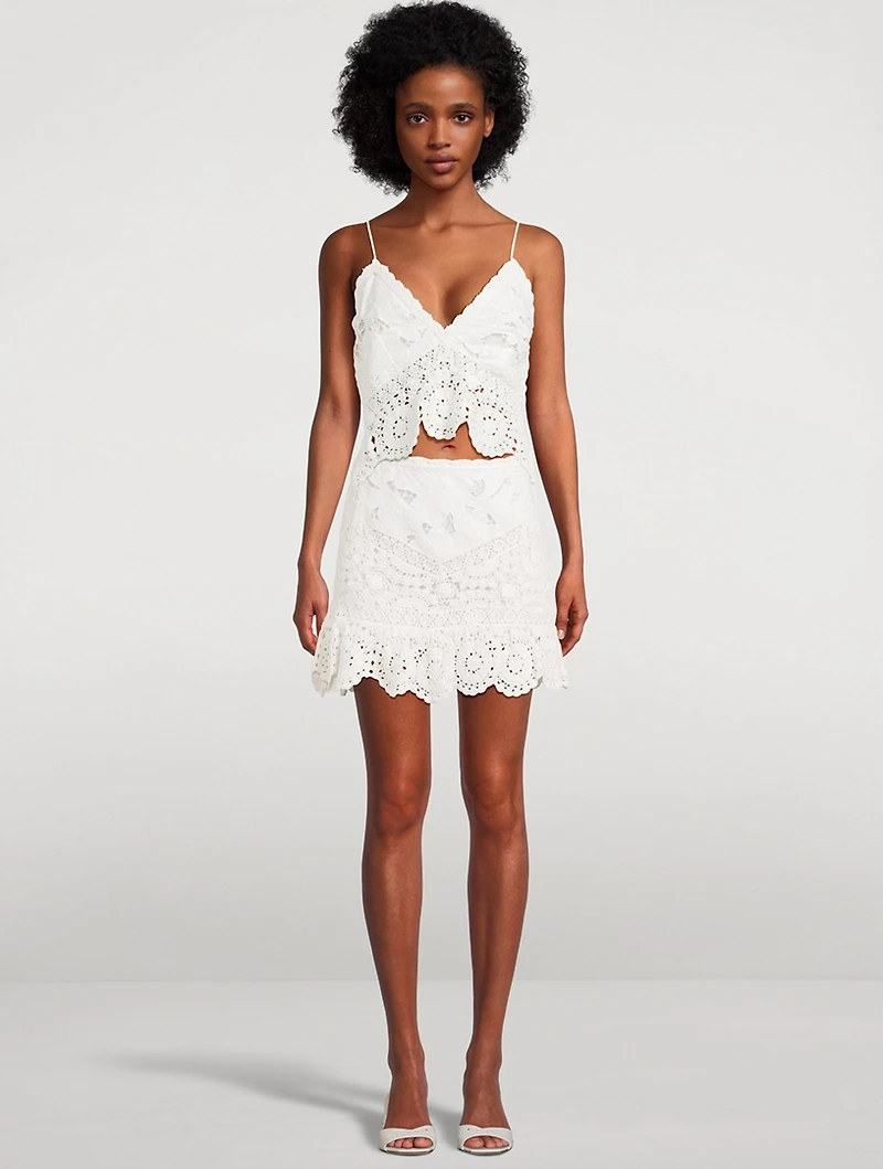 Cherie Lace Mini Skirt