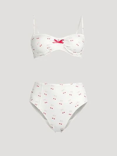 Zofia Bikini Set Cherry Print