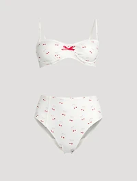 Zofia Bikini Set Cherry Print