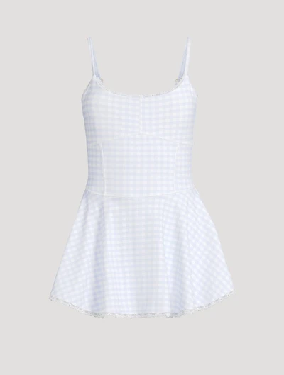 Lunella Mini Dress Gingham Print