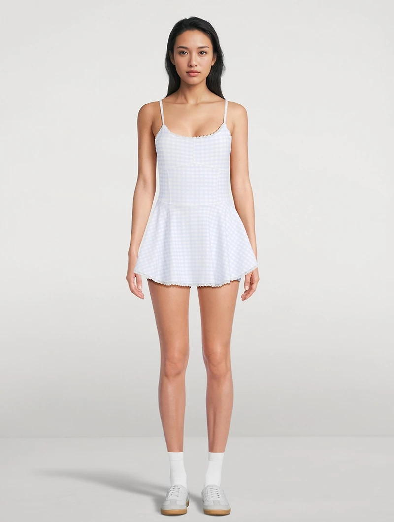 Lunella Mini Dress Gingham Print