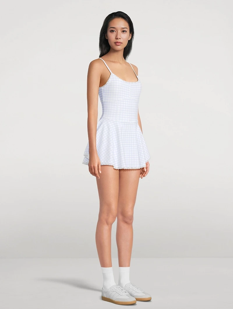 Lunella Mini Dress Gingham Print