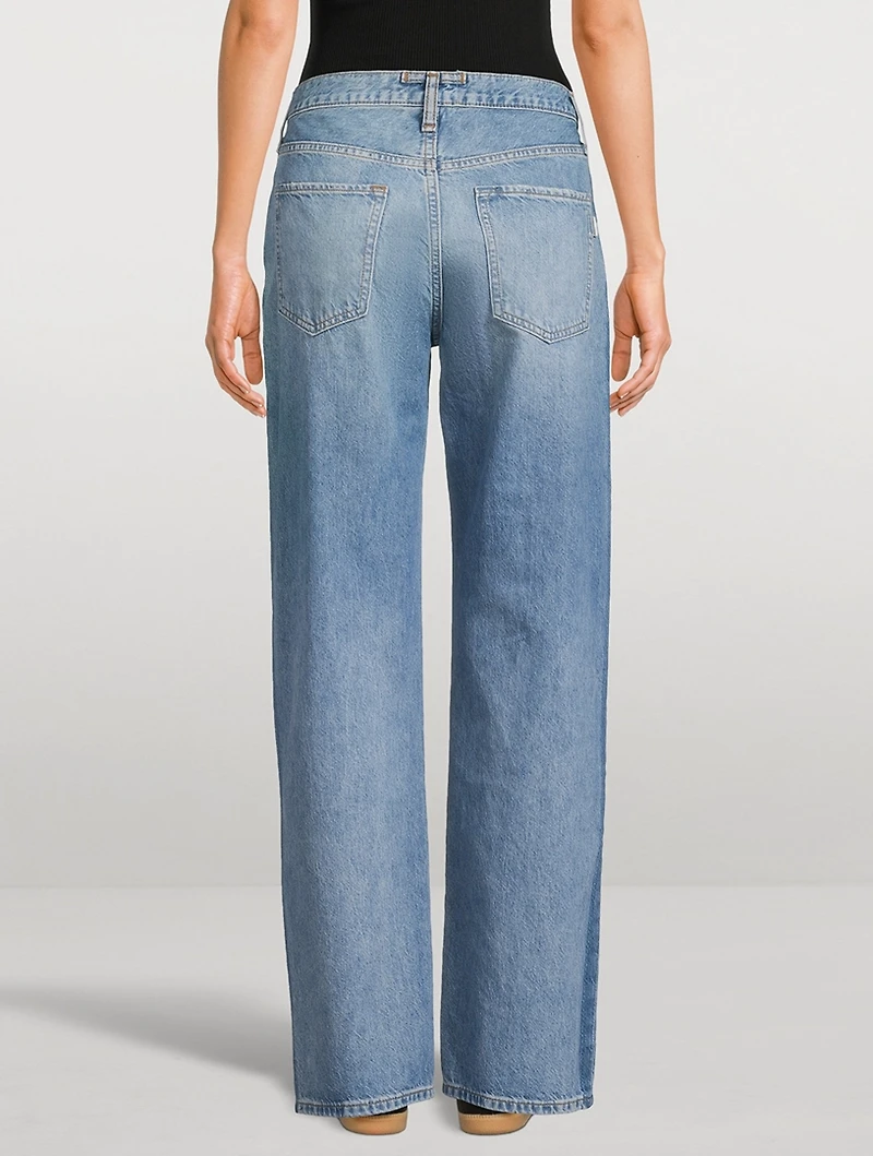 Birkin Mid-Rise Straight Leg Jeans