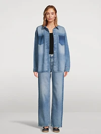 Birkin Mid-Rise Straight Leg Jeans