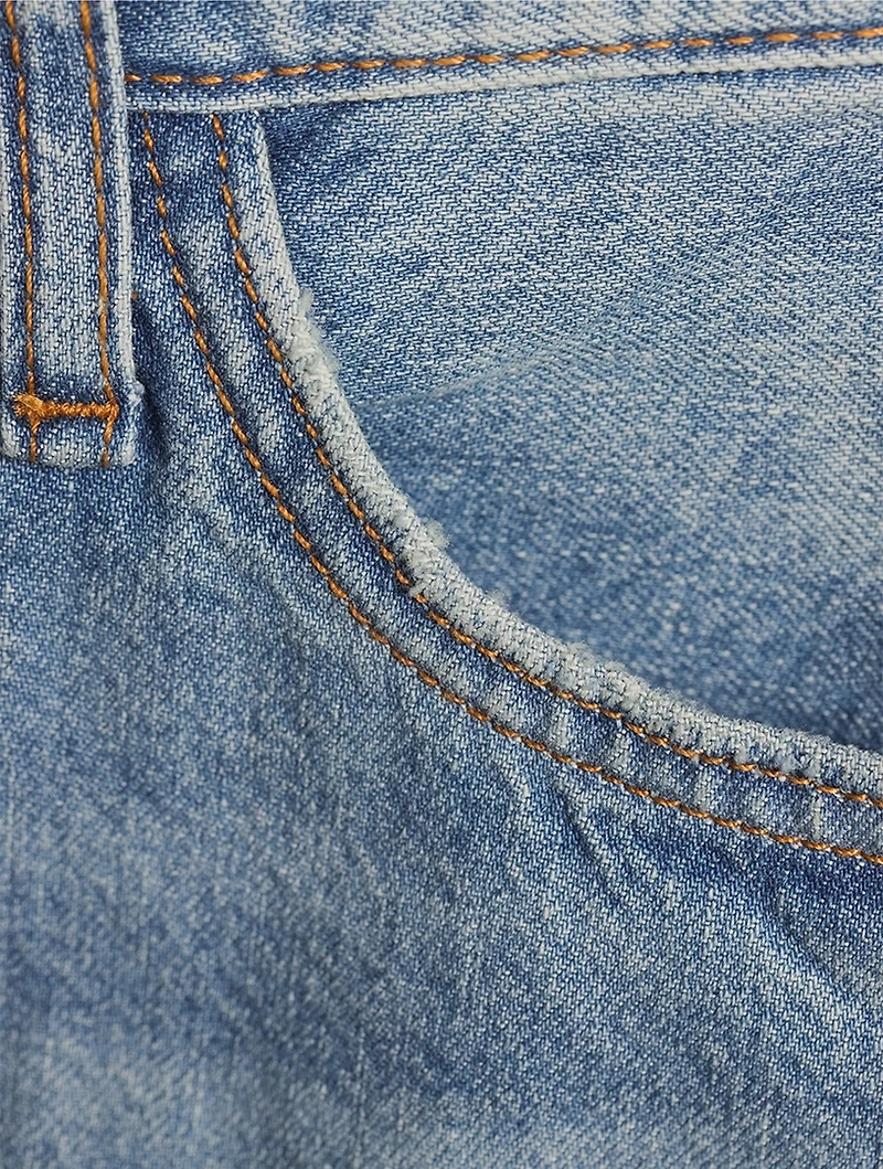 Birkin Mid-Rise Straight Leg Jeans