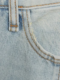 Goldie Mid-Rise Darted Straight Leg Jeans