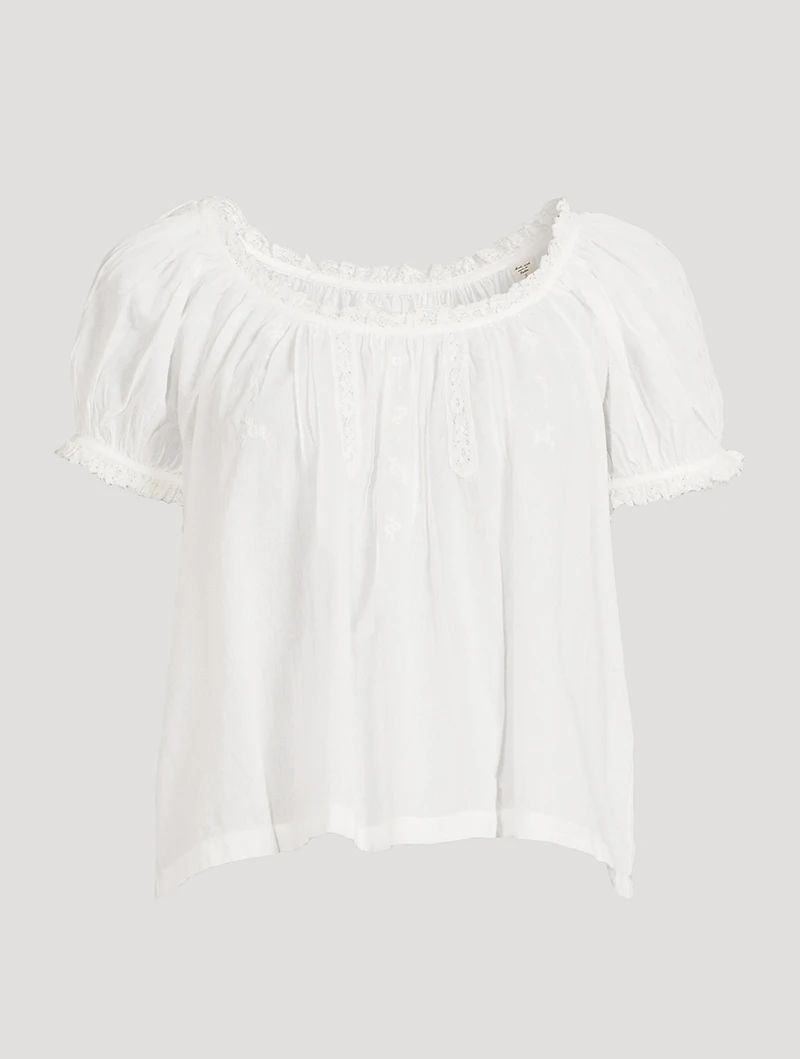 Frederica Cotton Voile Blouse