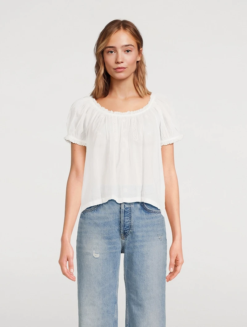 Frederica Cotton Voile Blouse
