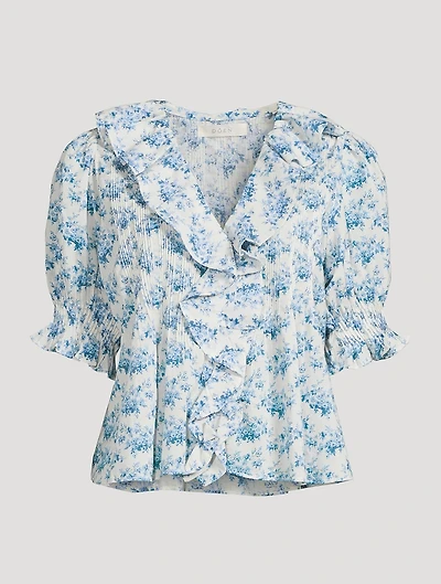 Henri Voile Blouse Floral Print