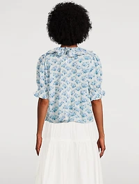 Henri Voile Blouse Floral Print
