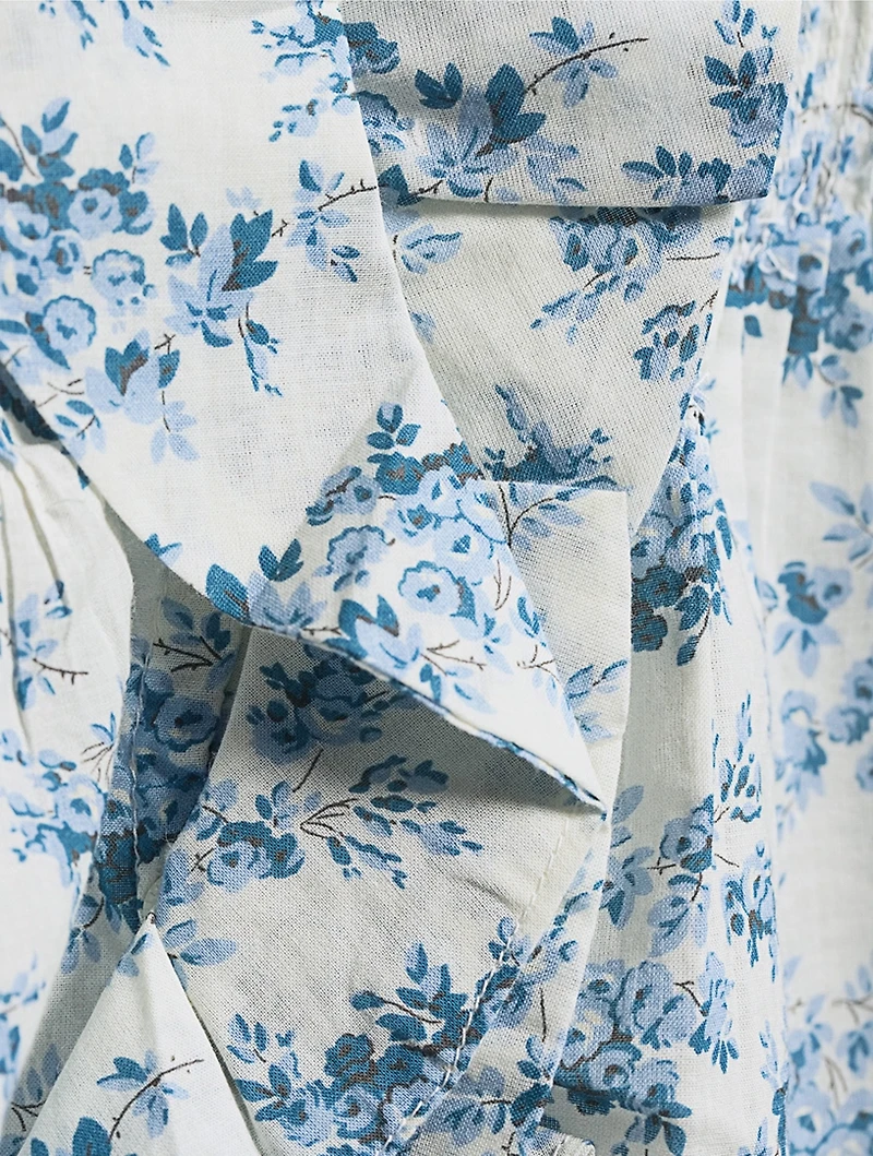 Henri Voile Blouse Floral Print