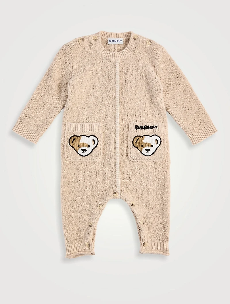 Thomas Bear Cotton-Blend Jumpsuit
