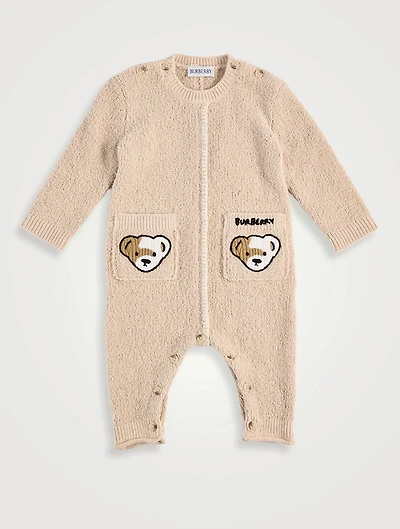 Thomas Bear Cotton-Blend Jumpsuit