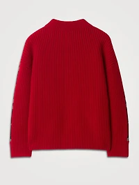 Check Wool Bomber Jacket