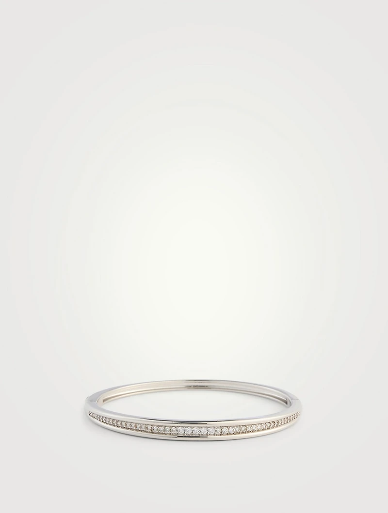 Night Swim Wave Hinge Cuff Bracelet