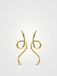 DEZI x Luv AJ Ribbon Drip Statement Earrings