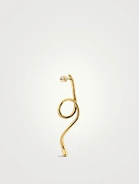 DEZI x Luv AJ Ribbon Drip Statement Earrings